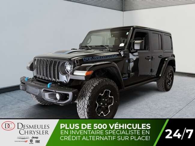 2021 Jeep WRANGLER 4XE Unlimited Rubicon 4x4 Toit rigide 3 sect Caméra for Sale  - DC-D6265  - Desmeules Chrysler