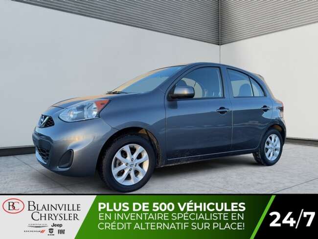 2019 Nissan Micra ÉCONOMIQUE CRUISE BLUETOOTH CAMÉRA ÉCRAN TACTILE for Sale  - BC-40436B  - Blainville Chrysler