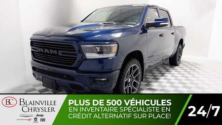 2020 Ram 1500 SPORT  CREW CAB * 4X4 * CUIR * GPS * MAGS 22 PO * for Sale  - BC-22098B  - Desmeules Chrysler