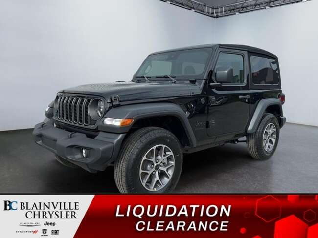 2024 Jeep Wrangler Sport S for Sale  - BC-40381  - Desmeules Chrysler