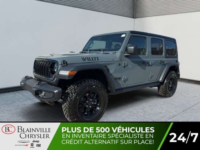 2024 Jeep Wrangler Willys for Sale  - BC-40397  - Desmeules Chrysler