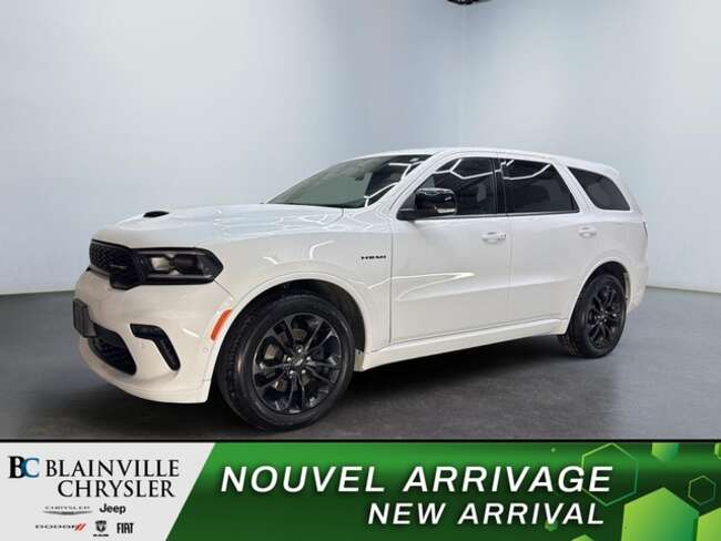 2022 Dodge Durango RT AWD 7 PASSAGERS APPLE CARPLAY ANDROID AUTO for Sale  - BC-P5558  - Desmeules Chrysler