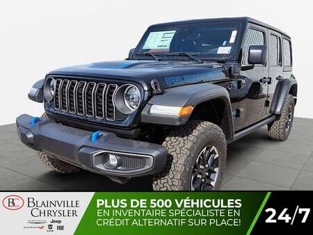 2024 Jeep WRANGLER 4XE Rubicon Unlimited hybride 4X4 UCONNECT 12 POUCES for Sale  - BC-40123  - Desmeules Chrysler