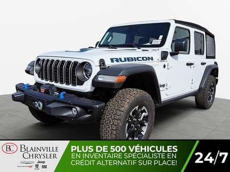 2024 Jeep WRANGLER 4XE RUBICON HYBRIDE UCONNECT 12 PO CAMERA DE RECUL for Sale  - BC-40040  - Blainville Chrysler