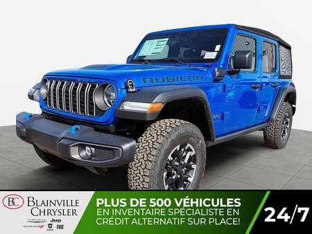 2024 Jeep WRANGLER 4XE Rubicon HYBRIDE UCONNECT 12 POUCES CAMERA DE RECUL for Sale  - BC-40105  - Blainville Chrysler