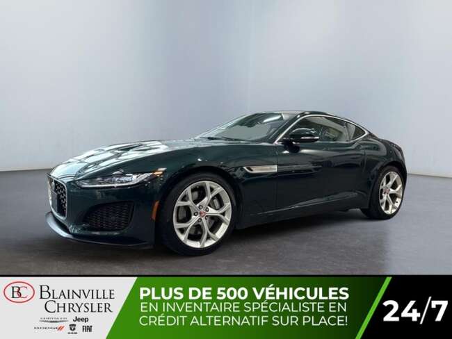 2021 Jaguar F-TYPE P300 TOIT VITRÉ APPLE CARPLAY ANDROID AUTO for Sale  - BC-M5597  - Desmeules Chrysler