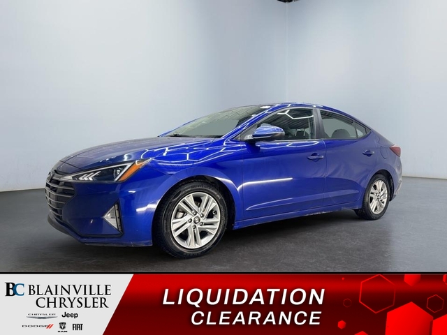 2019 Hyundai Elantra for Sale  - BC-P5534A  - Desmeules Chrysler