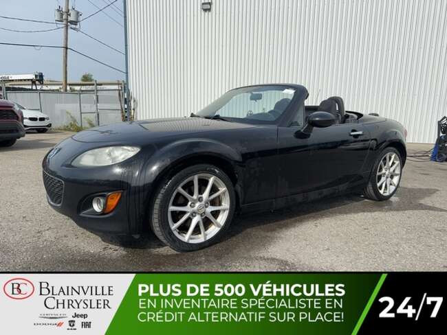 2009 Mazda MX-5 Miata MX 5 TOIT RÉTRACTABLE MAGS COMMANDES AU VOLANT for Sale  - BC-P5077  - Desmeules Chrysler