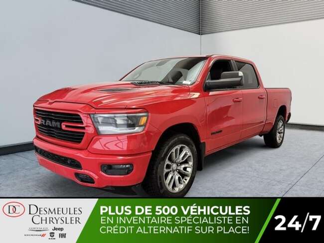 2019 Ram 1500 Sport Crew Cab 4X4 5.7 HEMI  UCONNECT  CAMÉRA for Sale  - DC-S3290  - Desmeules Chrysler