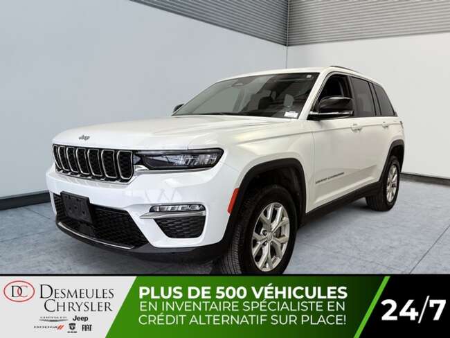 2023 Jeep Grand Cherokee Limited 4x4 Uconnect Cuir Caméra de recul Cruise for Sale  - DC-D6046  - Desmeules Chrysler