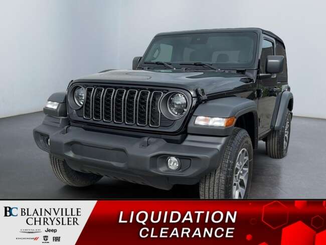 2024 Jeep Wrangler Wrangler Sport S 4x4 for Sale  - BC-40410  - Desmeules Chrysler