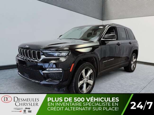 2022 Jeep Grand Cherokee Limited 4x4 Cuir Caméra de recul Cruise Mags for Sale  - DC-D6210  - Desmeules Chrysler