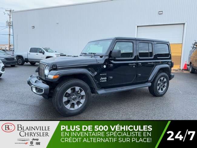 2021 Jeep Wrangler UNLIMITED SAHARA 4X4 CUIR NAVIGATION 2 TOITS MAGS for Sale  - BC-40512A  - Blainville Chrysler