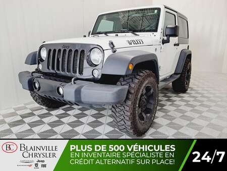 2016 Jeep Wrangler WILLYS * MANUELLE 6 VITESSES * MAGS * BLUETOOTH * for Sale  - BC-22115C  - Desmeules Chrysler