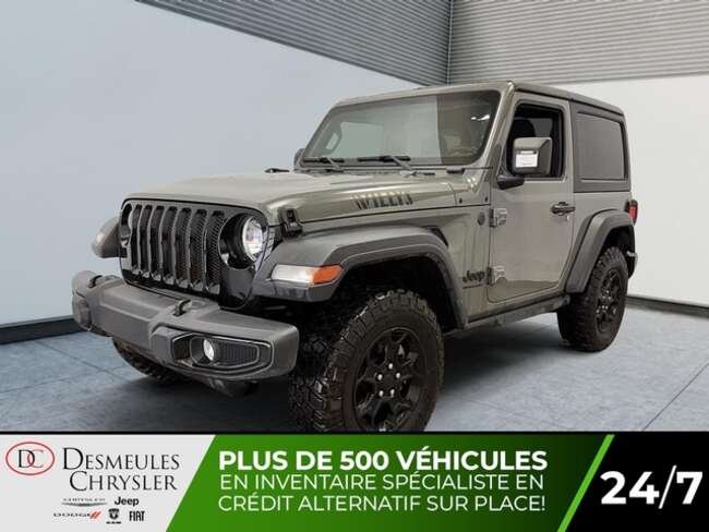 2023 Jeep Wrangler Willys 2 Portes 4x4 Toit rigide 3 sections Caméra for Sale  - DC-24032A  - Blainville Chrysler