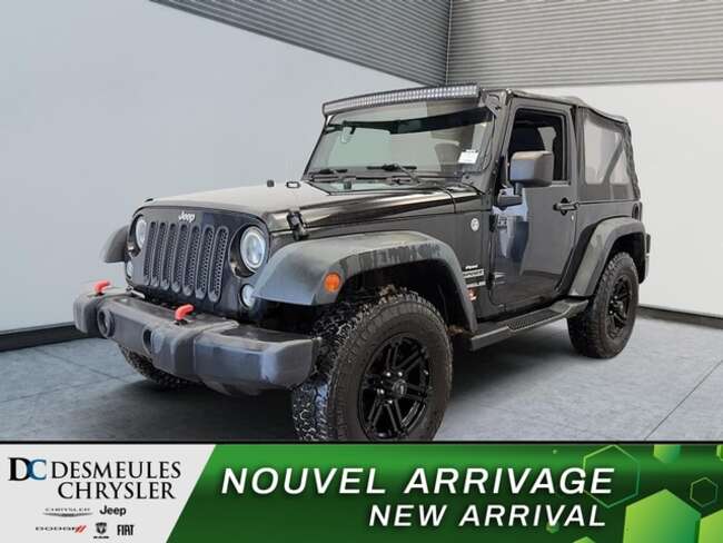 2014 Jeep Wrangler Sport 4x4 Toit souple Manuelle Mags noir Cruise for Sale  - DC-24487B  - Blainville Chrysler