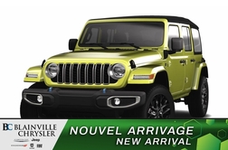 2024 Jeep WRANGLER 4XE Sahara 4X4 HYBRIDE UCONNECT 12PO CUIR HAUT GAMME  - DC-24016  - Blainville Chrysler