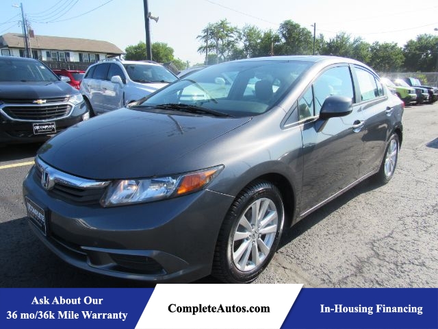 2012 Honda Civic EX Sedan 5-Speed AT  - P18152  - Complete Autos