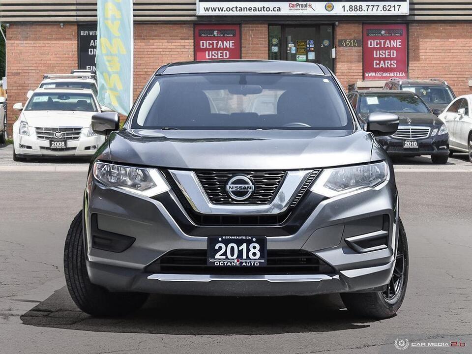 2018 Nissan Rogue S AWD Accident-Free! B.Up Cam! Alloys! image 2 of 18