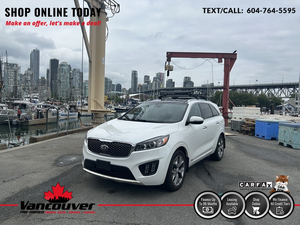 2017 Kia Sorento V6 AWD  - 9863448  - Vancouver Pre-Owned