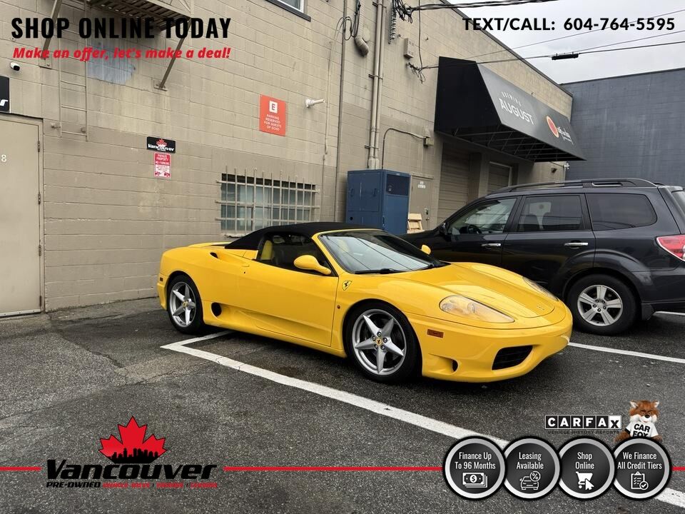 2002 Ferrari 360  - Vancouver Pre-Owned