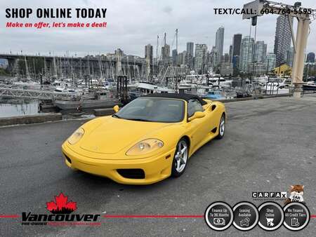 2002 Ferrari 360 F1 Spider for Sale  - 9863099  - Vancouver Pre-Owned