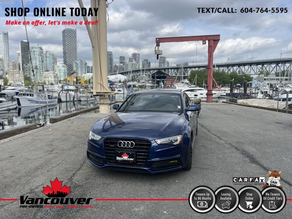2016 Audi A5  - Vancouver Pre-Owned