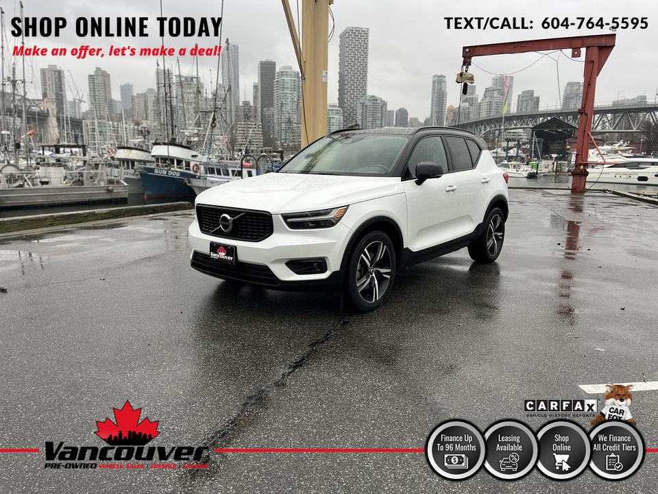 2019 Volvo XC40 T5 R-DESIGN AWS AWD  - 9863198  - Vancouver Pre-Owned