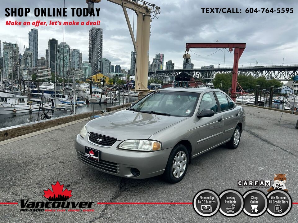 2001 Nissan Sentra XE  - 9863396  - Vancouver Pre-Owned