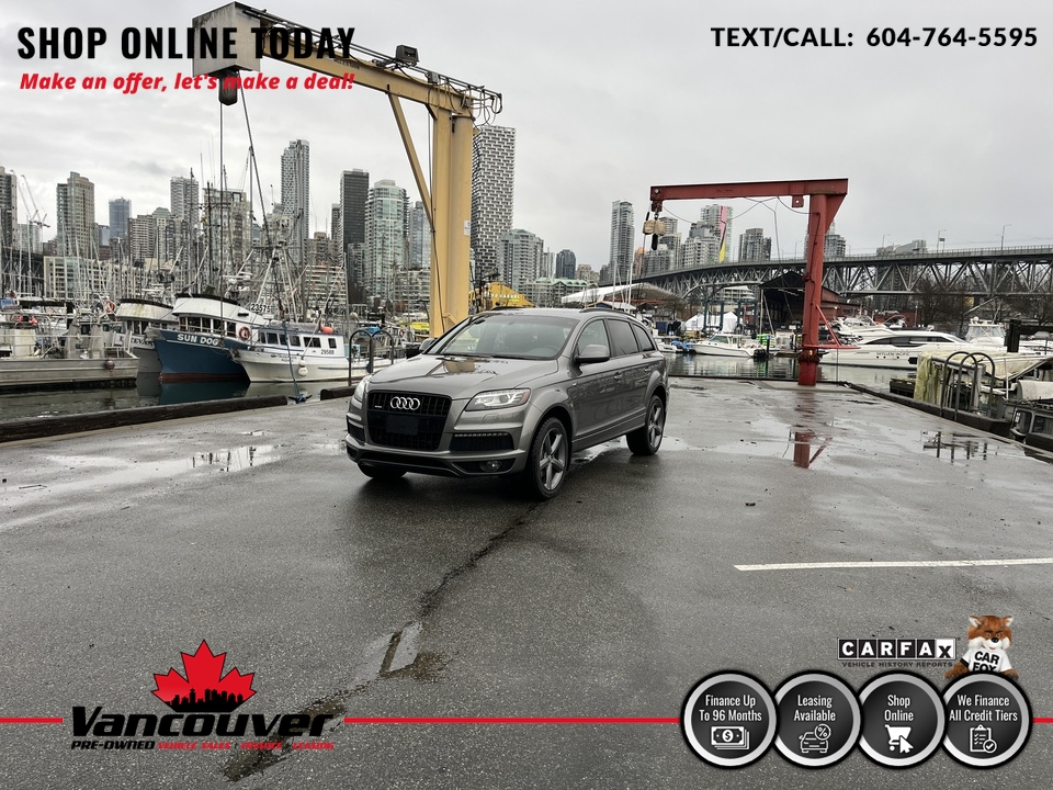 2014 Audi Q7 3.0T QUATTRO  - 9863232  - Vancouver Pre-Owned