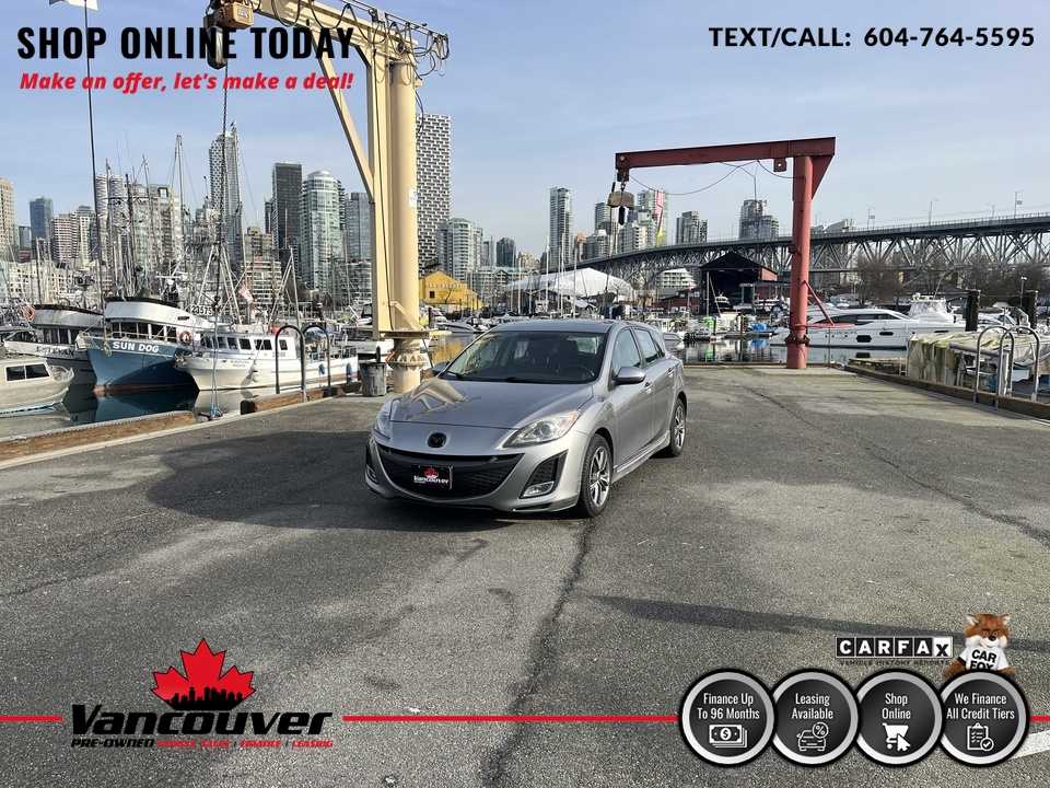 2011 Mazda Mazda3 s Grand Touring  - 9863249  - Vancouver Pre-Owned