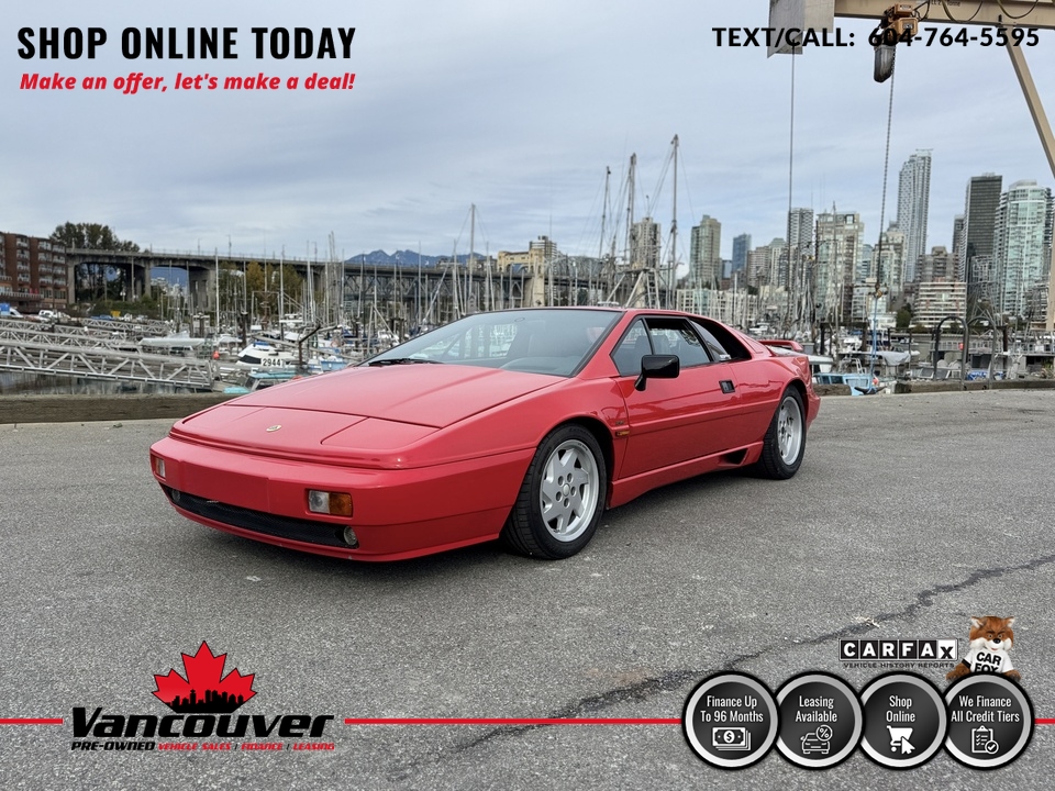 1988 Lotus Esprit COUPE  - 986210  - Vancouver Pre-Owned