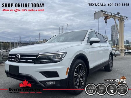 2018 Volkswagen Tiguan  - Vancouver Pre-Owned