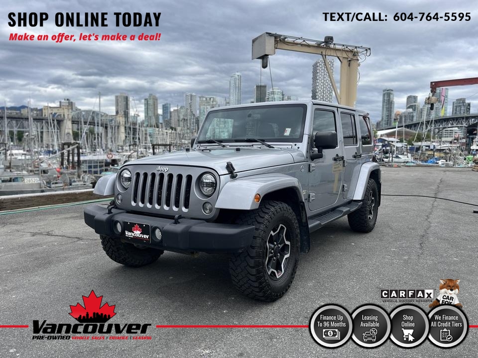 2014 Jeep Wrangler Unlimited 4WD  - 9863437  - Vancouver Pre-Owned
