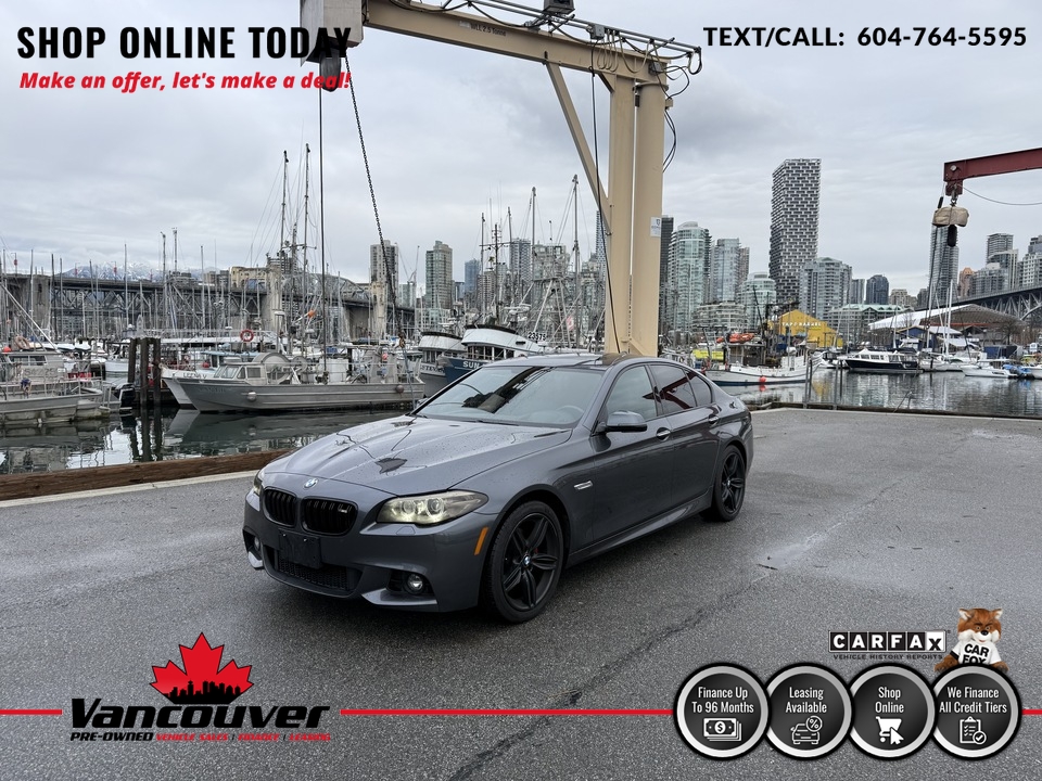 2016 BMW 5 Series 528I XDRIVE MSPORT AWD  - 9863225  - Vancouver Pre-Owned