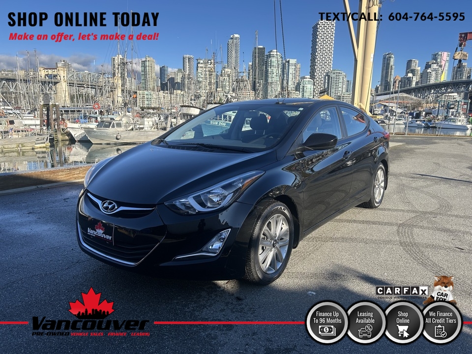 2015 Hyundai Elantra SPORT  - 9863241  - Vancouver Pre-Owned