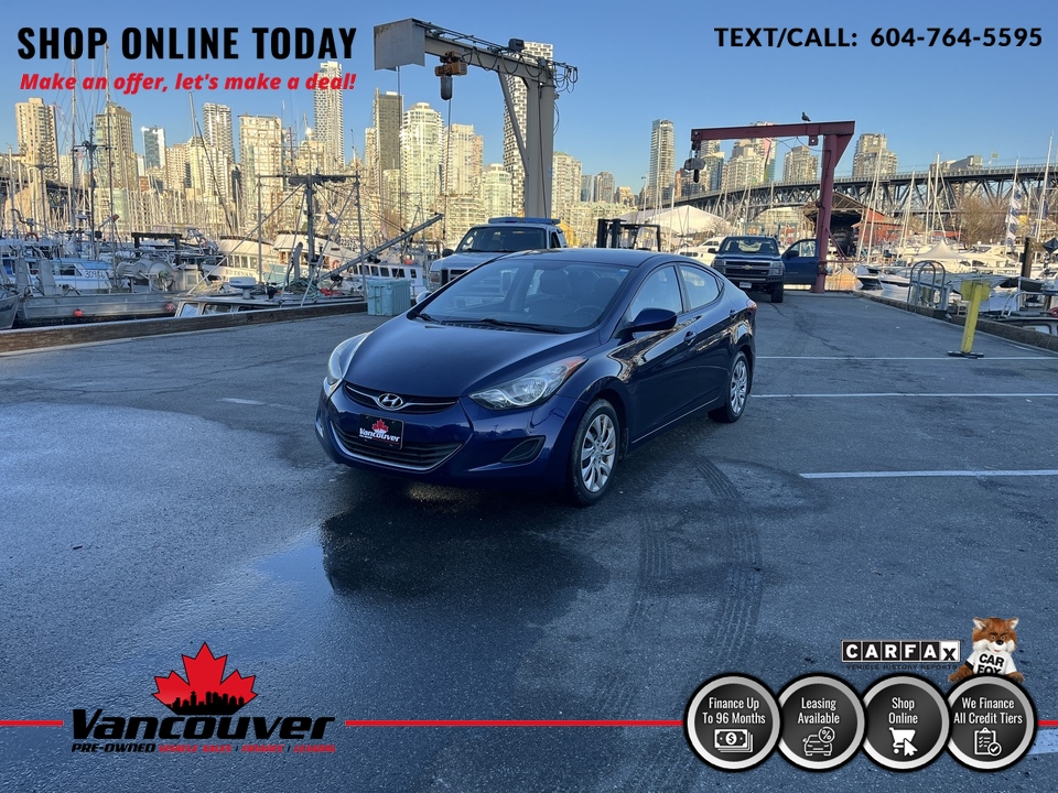 2013 Hyundai Elantra  - 9863262  - Vancouver Pre-Owned