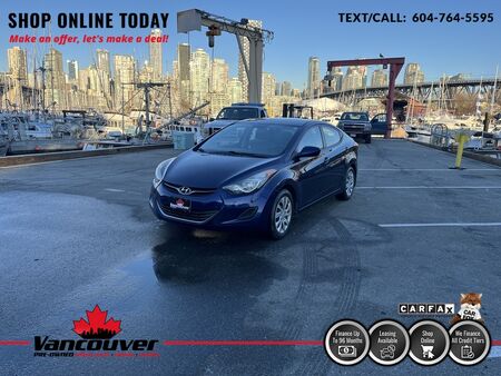 2013 Hyundai Elantra  - Vancouver Pre-Owned