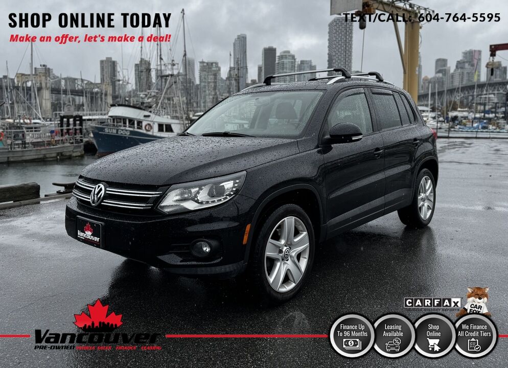 2013 Volkswagen Tiguan  - Vancouver Pre-Owned