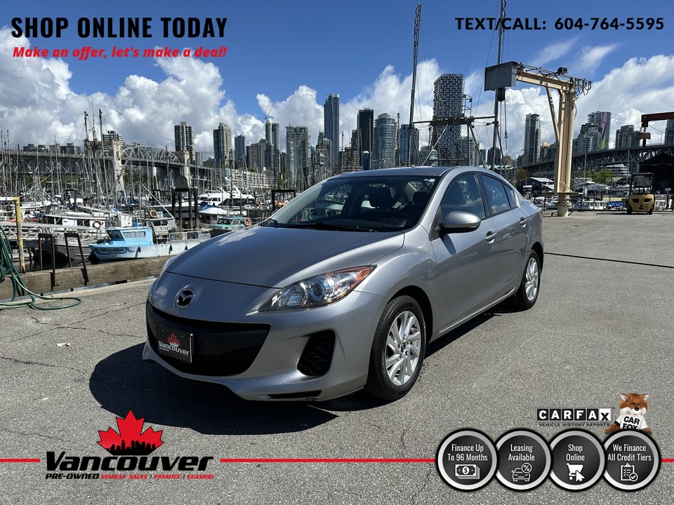2013 Mazda Mazda3 GS SKY AUTOMATIC  - 9862994  - Vancouver Pre-Owned