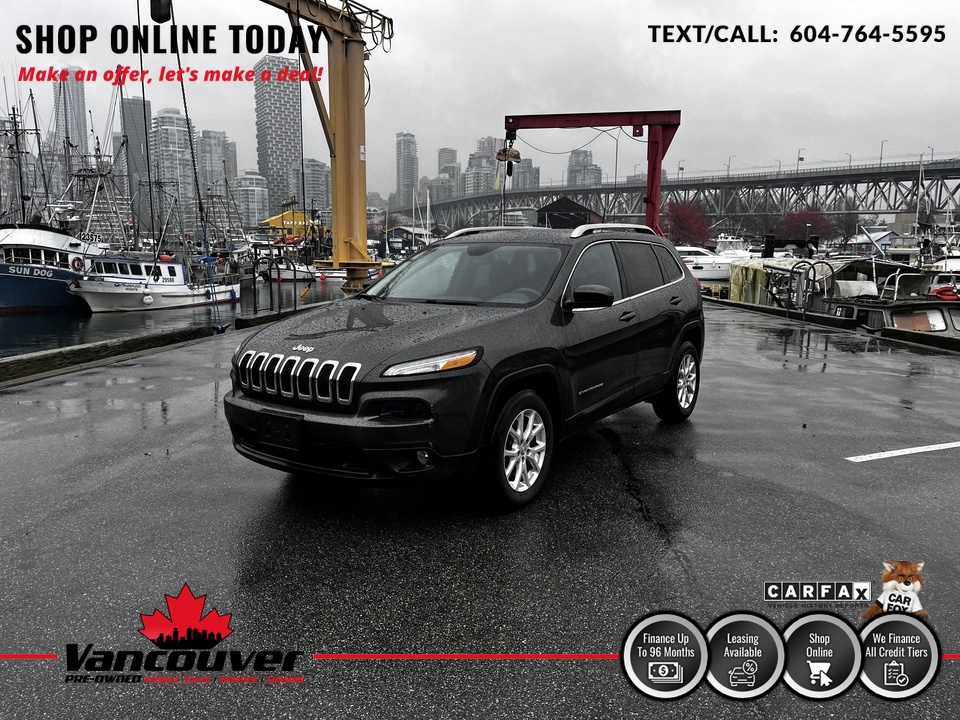 2016 Jeep Cherokee 4WD  - 9863192  - Vancouver Pre-Owned