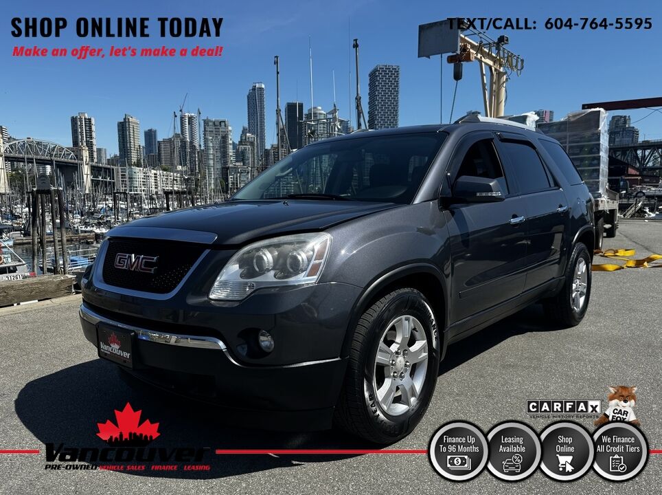 2012 GMC Acadia  - Vancouver Pre-Owned