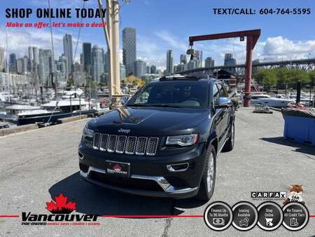 2014 Jeep Grand Cherokee Summit 4WD for Sale  - 9863388  - Vancouver Pre-Owned