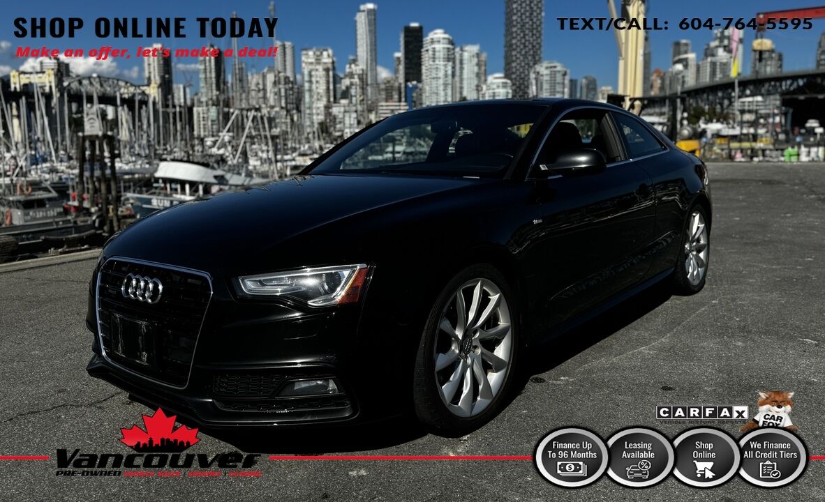 2014 Audi A5  - Vancouver Pre-Owned