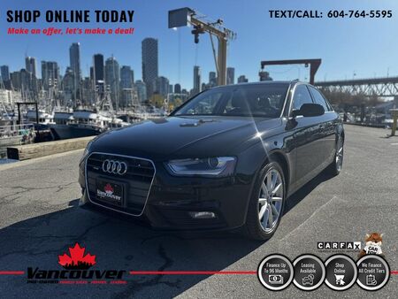 2014 Audi A4  - Vancouver Pre-Owned