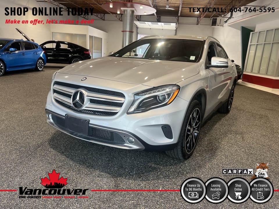 2016 Mercedes-Benz GLA GLA 250 4MATIC  - 9863017  - Vancouver Pre-Owned