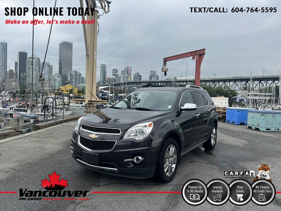 2013 Chevrolet Equinox LTZ AWD  - 9863441  - Vancouver Pre-Owned