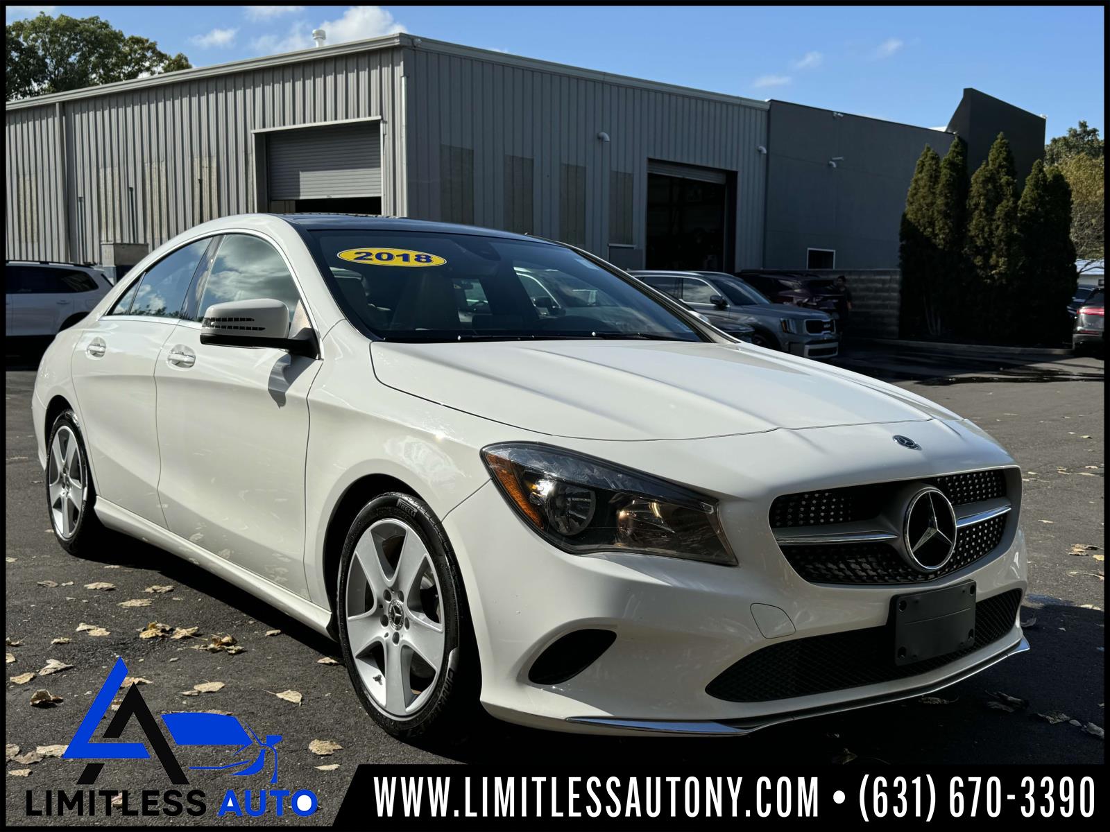 2018 Mercedes-Benz CLA CLA 250 4MATIC Coupe  - KU5226T  - Limitless Autos