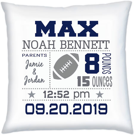 Birth Announcement Pillows