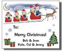 Holiday Gift Stickers & Address Labels
